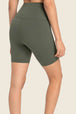 Seamless High-Rise Wide Waistband Biker Shorts Trendsi