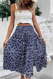 Ditsy Floral Slit High Waist Skirt Trendsi