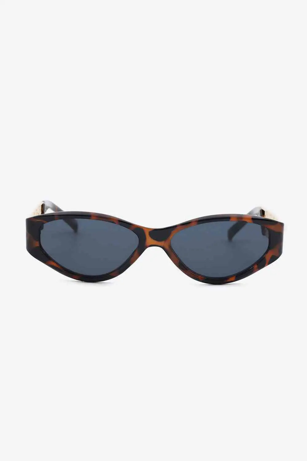 Chain Detail Temple Cat Eye Sunglasses Trendsi