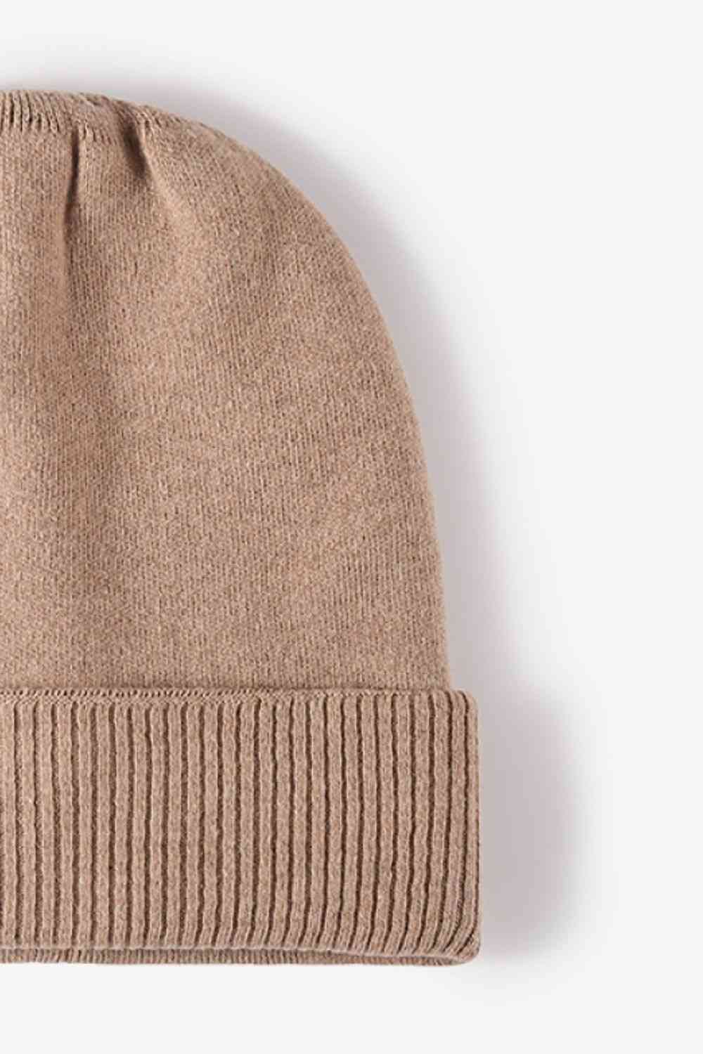 Cuff Knitted Beanie Trendsi