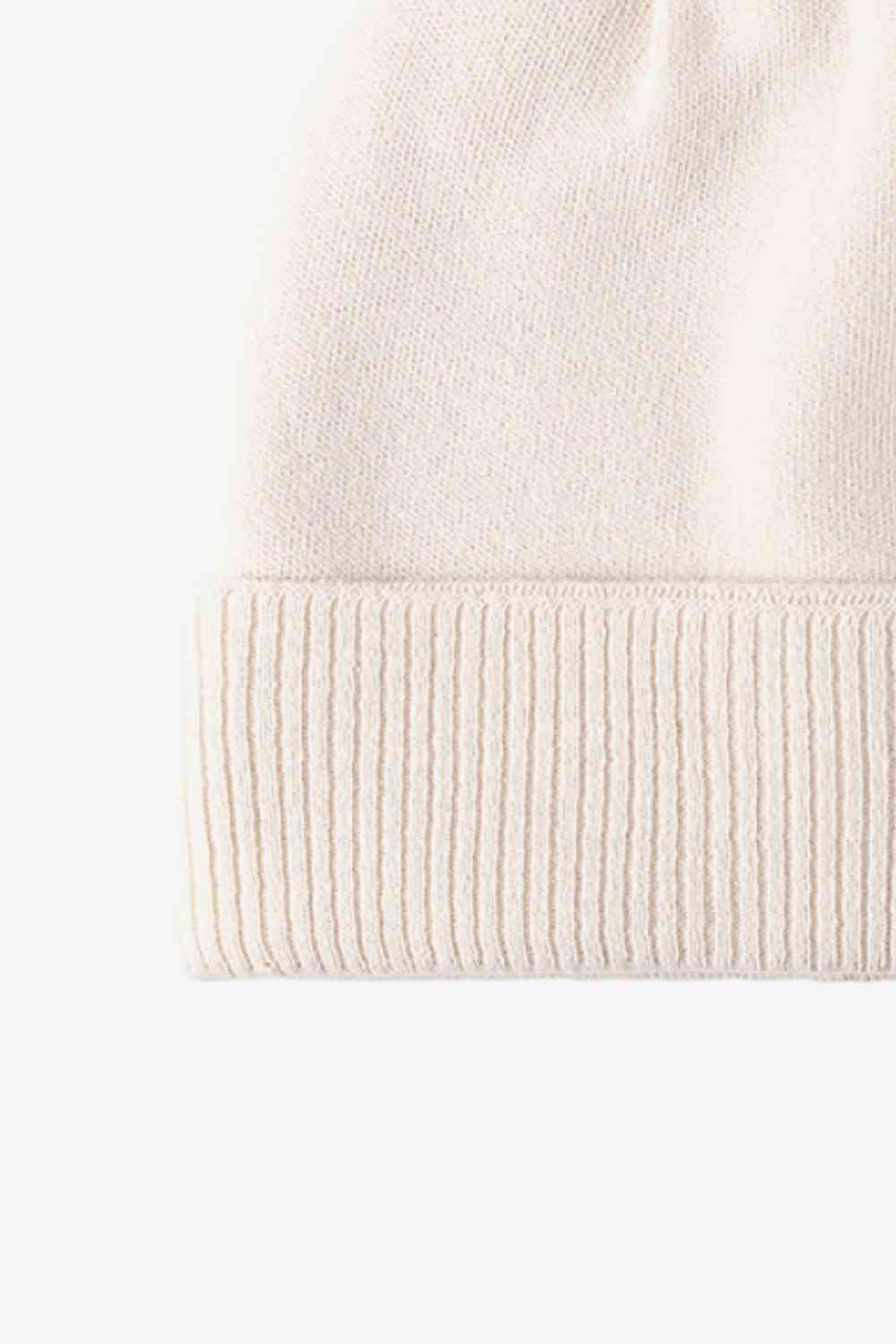 Cuff Knitted Beanie Trendsi