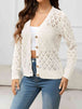  V-Neck Buttoned Knit Top Trendsi