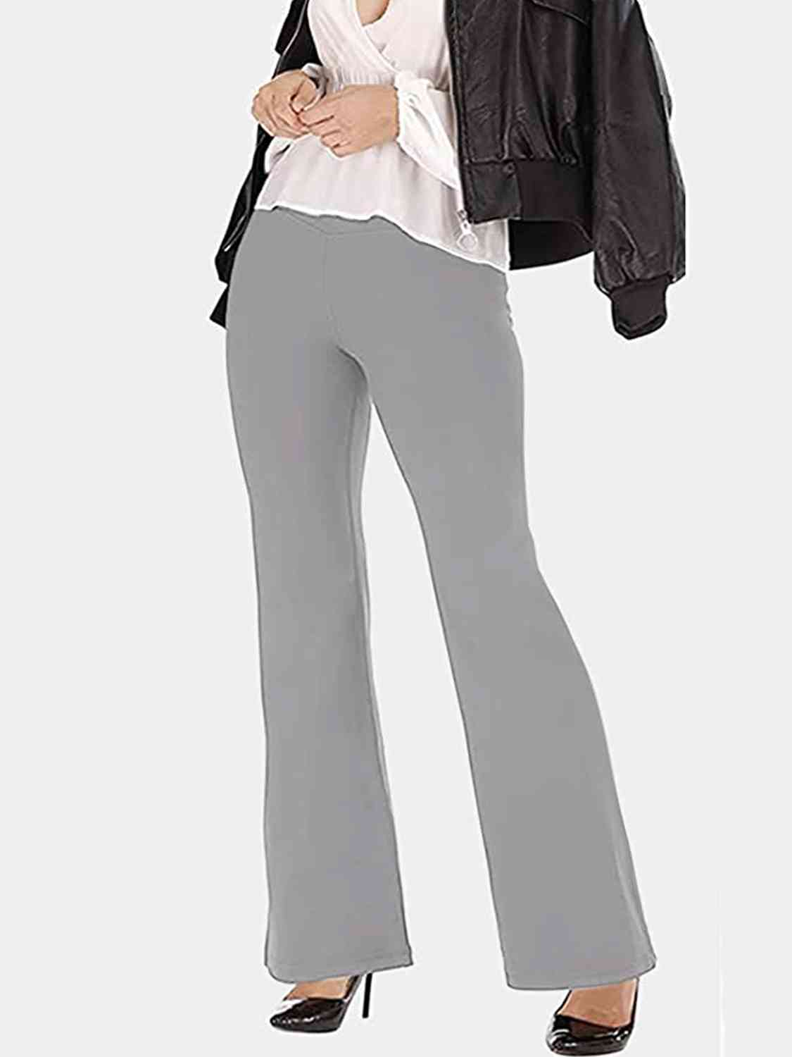 V-Waist Bootcut Long Pants Bazaarbey