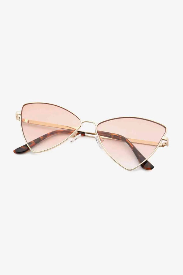 Metal Frame Cat-Eye Sunglasses Trendsi