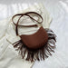 Fringe Detail Crossbody Bag Bazaarbey