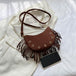 Fringe Detail Crossbody Bag Bazaarbey