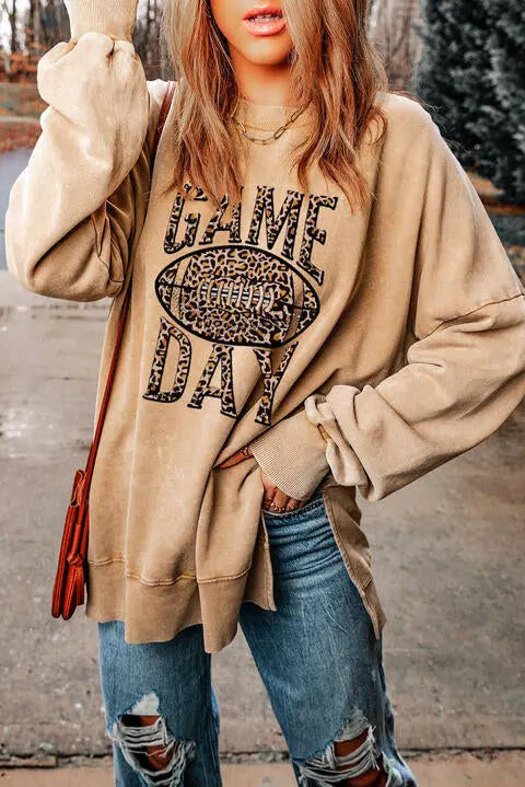 GAME DAY Graphic Sweatshirt Bazaarbey