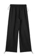 Drawstring Waist Pants with Pockets Bazaarbey