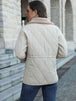 Snap Down Collared Jacket Trendsi