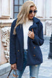 Full Size Lapel Collar Sherpa Coat Trendsi