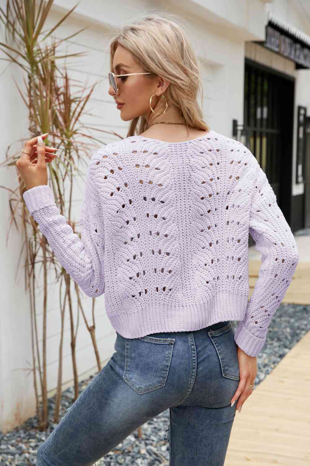  Cuffed Cropped Cardigan Bazaarbey