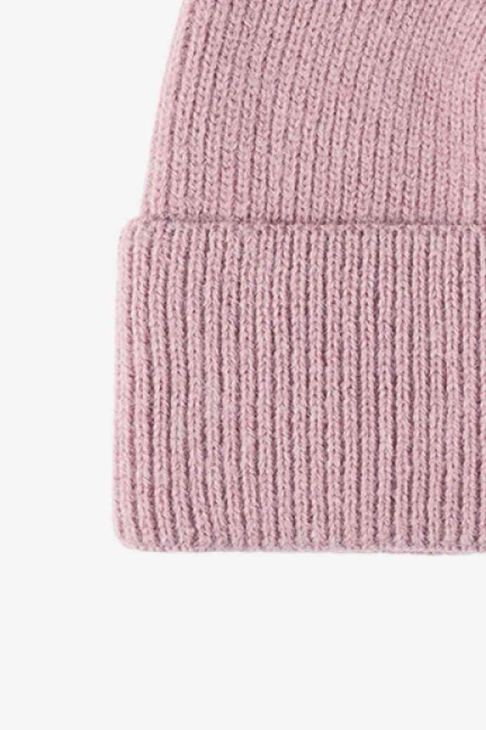 Warm In Chilly Days Knit Beanie Trendsi