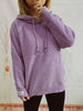 Drawstring Long Sleeve  Hooded Sweater Bazaarbey