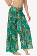 Floral Tie-Waist Tiered Culottes Bazaarbey