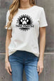 Simply Love Simply Love Full Size THINK PAWSITIVE Graphic Cotton Tee Bazaarbey