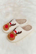 dy Rudolph Print Plush Slide Slippers Trendsi