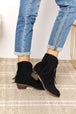  Women's Fringe Cowboy Western Ankle Boots Trendsi