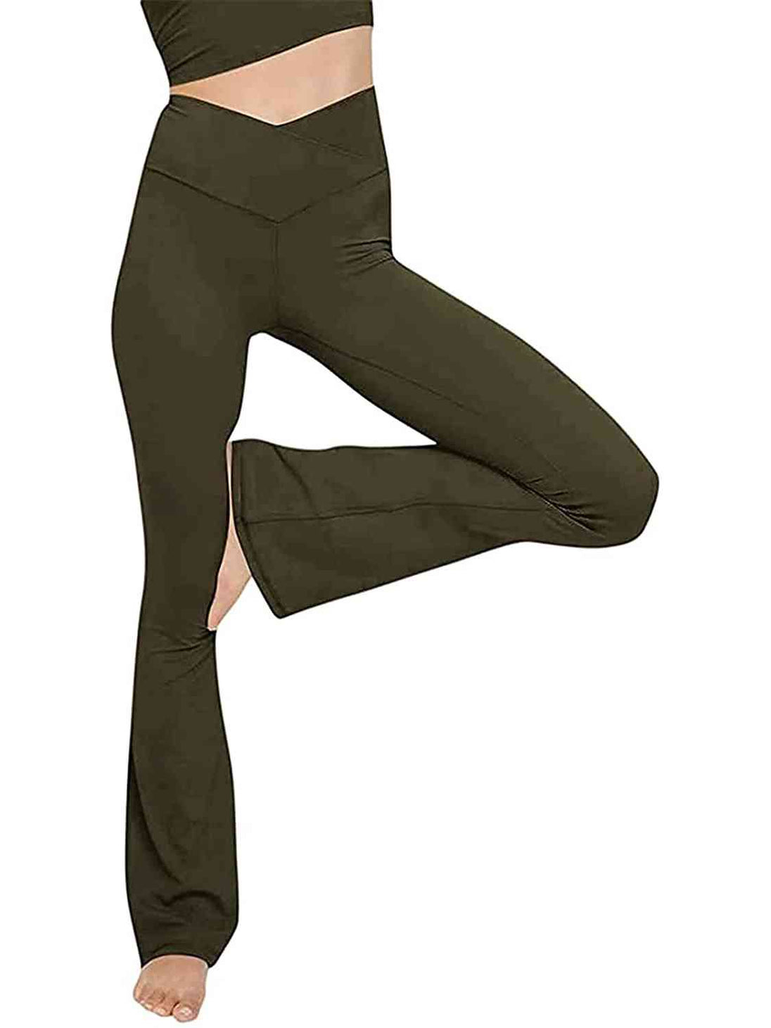 V-Waist Bootcut Long Pants Bazaarbey