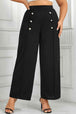 Plus Size High Waist Wide Pants Bazaarbey