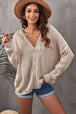  Zip-Up Distressed Hooded Cardigan Trendsi