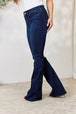   Mid Rise Flare Jeans Trendsi