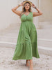 V-Neck Sleeveless Tiered Dress Bazaarbey