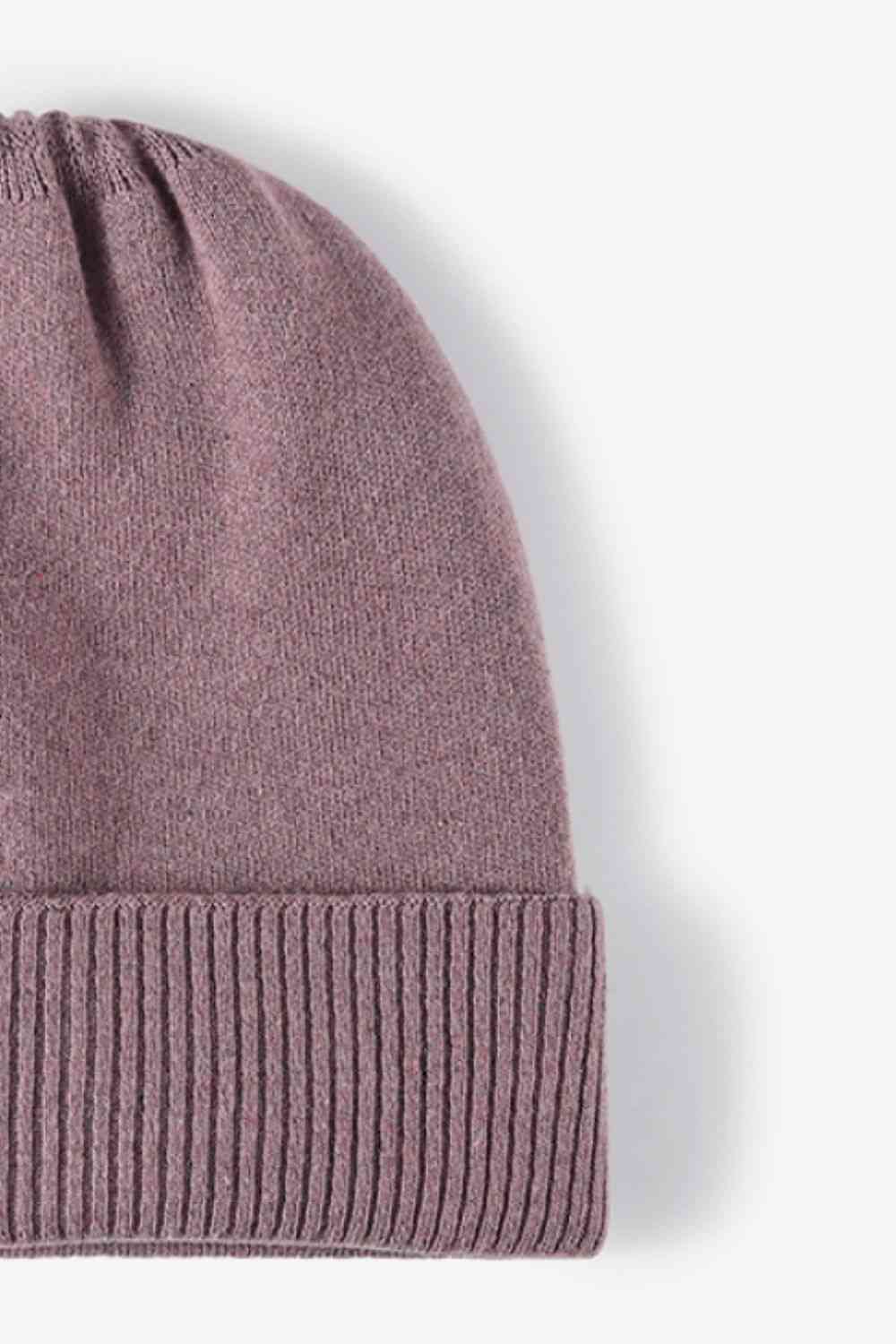 Cuff Knitted Beanie Trendsi