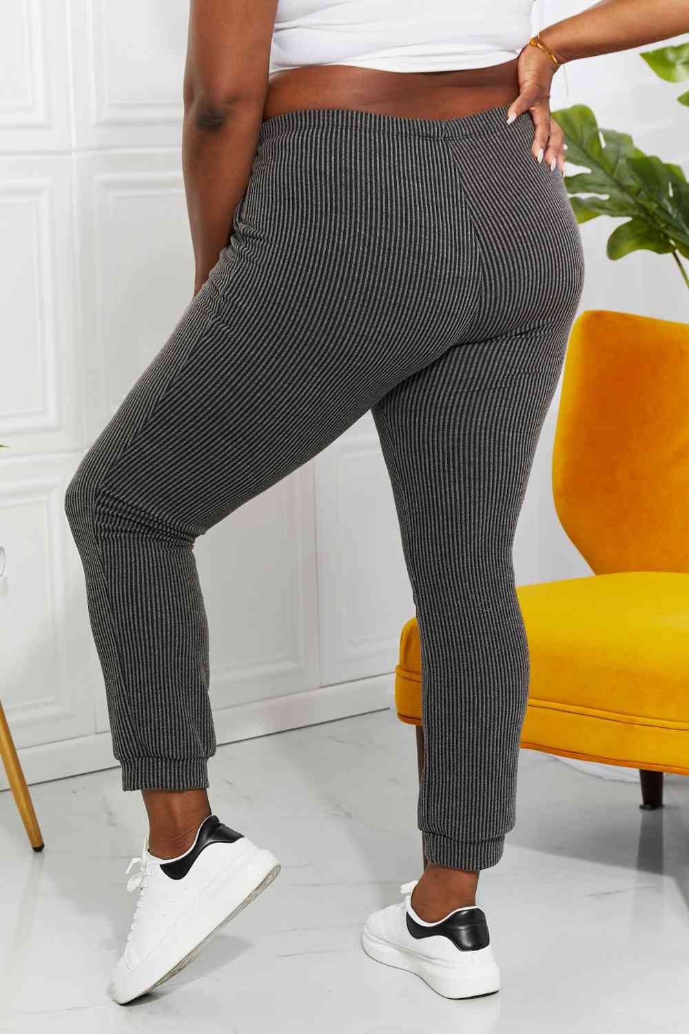 Blumin Apparel  Easy Living Ribbed Joggers Bazaarbey