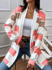 Striped   Cardigan Trendsi