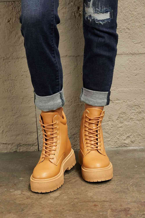  Platform Combat Boots Trendsi