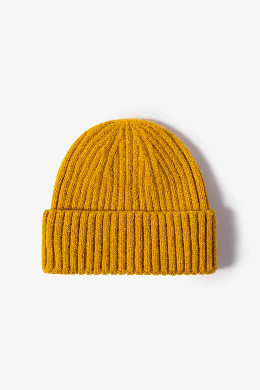 Rib-Knit Cuff Beanie Trendsi