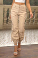 High Waist Cargo Pants Bazaarbey