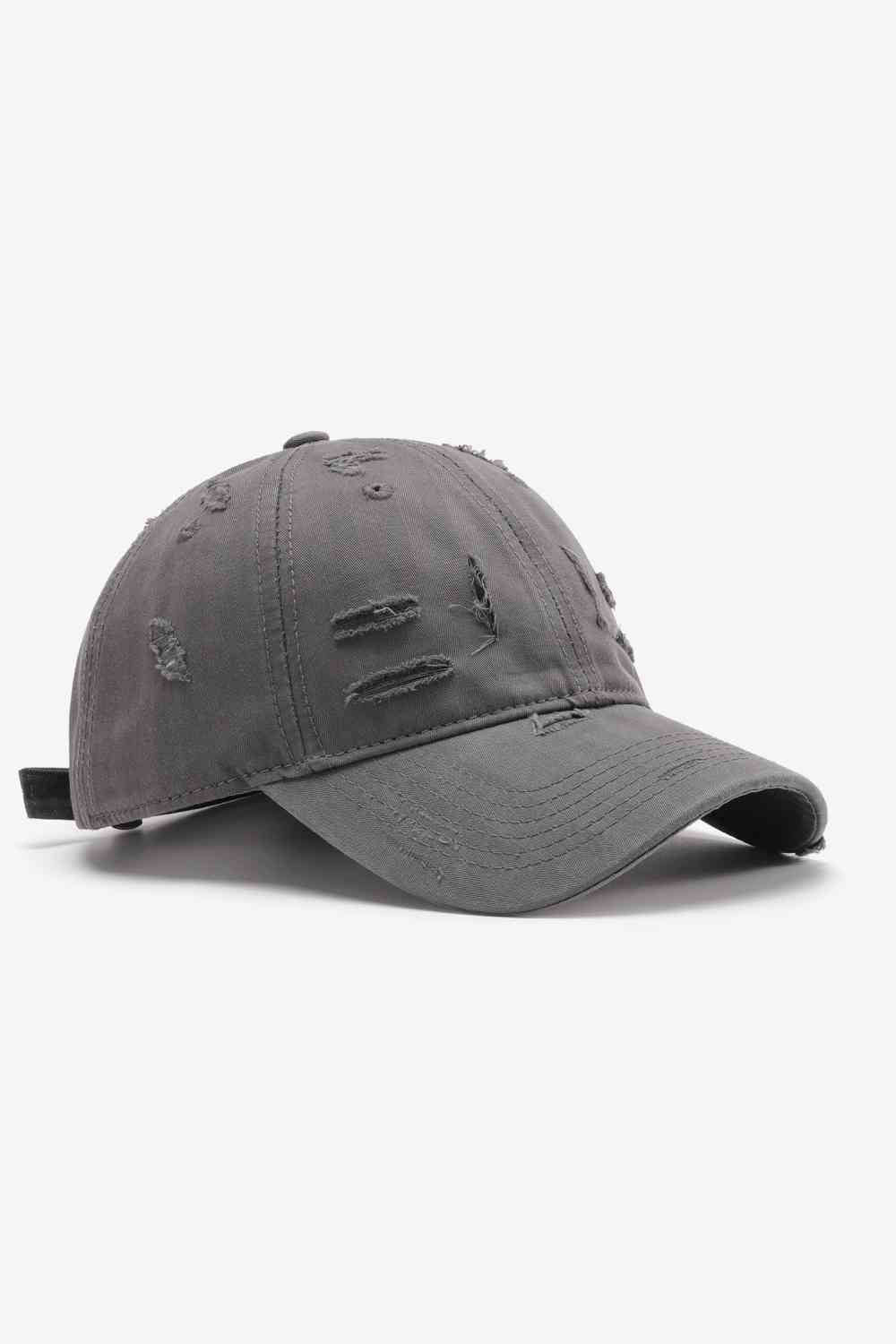 Distressed Adjustable Baseball Cap Trendsi