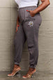    Drawstring DAISY Graphic Long Sweatpants Bazaarbey