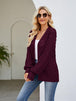   Lantern Sleeve Cardigan Trendsi