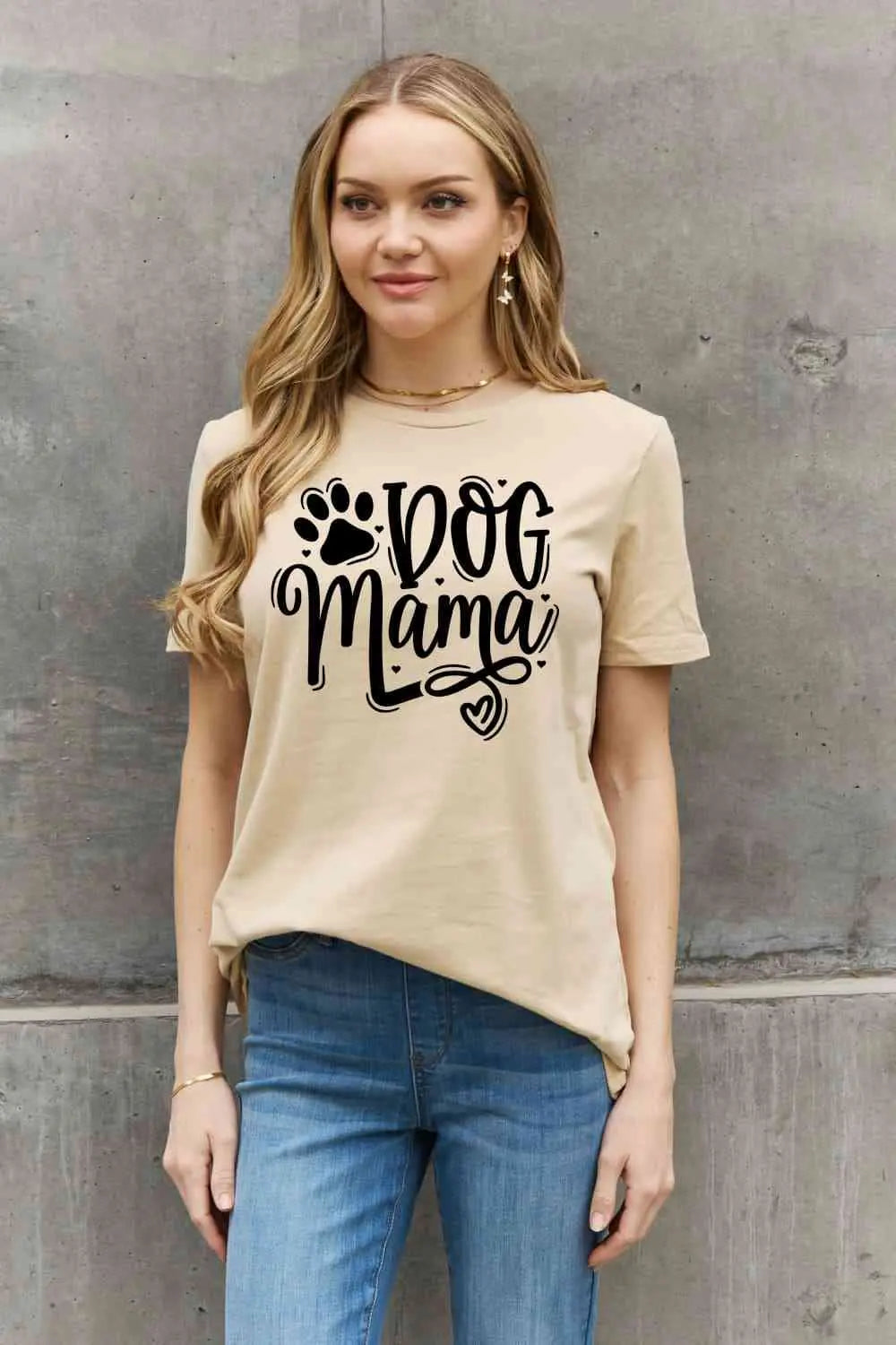 Simply Love Simply Love Full Size DOG MAMA Graphic Cotton T-Shirt Bazaarbey