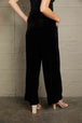  Loose Fit High Waist Long Pants with Pockets Bazaarbey