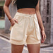 Buttoned Cargo Denim Shorts Bazaarbey