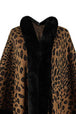 Leopard Open Front Poncho Bazaarbey