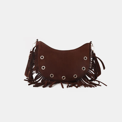 Fringe Detail Crossbody Bag Bazaarbey