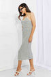  One to Remember Striped Sleeveless Midi Dress -BazaarBey - www.shopbazaarbey.com
