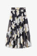 Full Size Floral Tie-Waist Skirt Trendsi