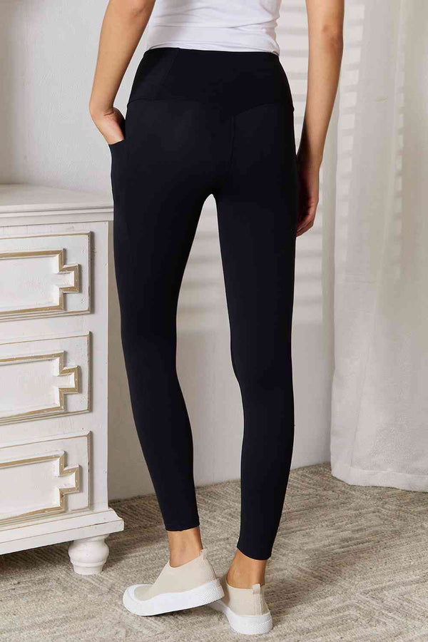  Wide Waistband Sports Leggings Bazaarbey