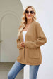  Long Sleeve Cardigan with Pockets Trendsi