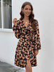 Printed  Long Sleeve Dress -BazaarBey - www.shopbazaarbey.com