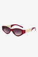 Chain Detail Temple Cat Eye Sunglasses Trendsi