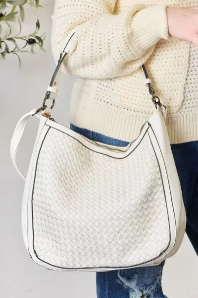  Weaved Vegan Leather Handbag Bazaarbey