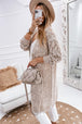 V-Neck Long Sleeve Cardigan Bazaarbey