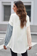 Textured Drop Shoulder Longline Shirt Bazaarbey