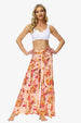 Floral Tie-Waist Tiered Culottes Bazaarbey